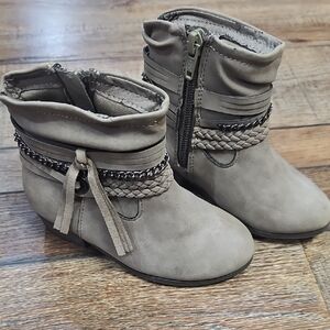 Stylish Kids Boots in Gray Wonder Nation Toddler 8